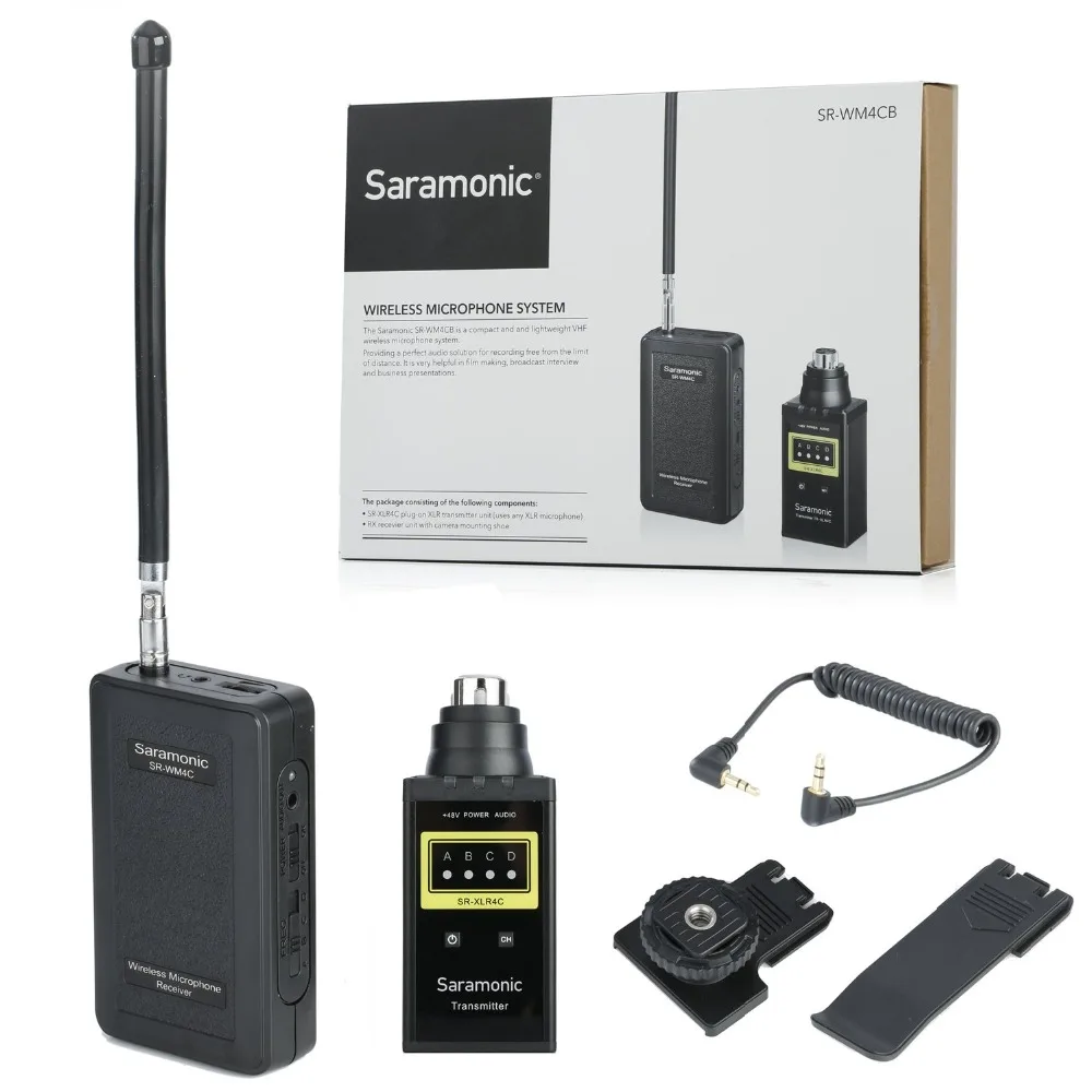 Saramonic WM4CB Профессиональный портативный VHF беспроводной передатчик и приемник для
