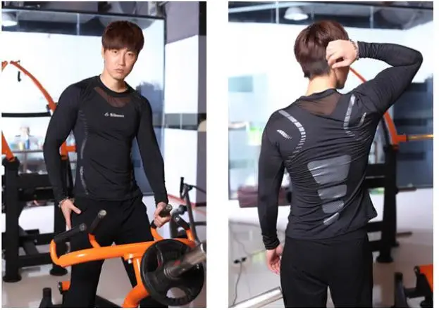 Jogging Suits For Men Sport Set Man Running Clothes Fitness Academia Workout Casual Tights | Спорт и развлечения
