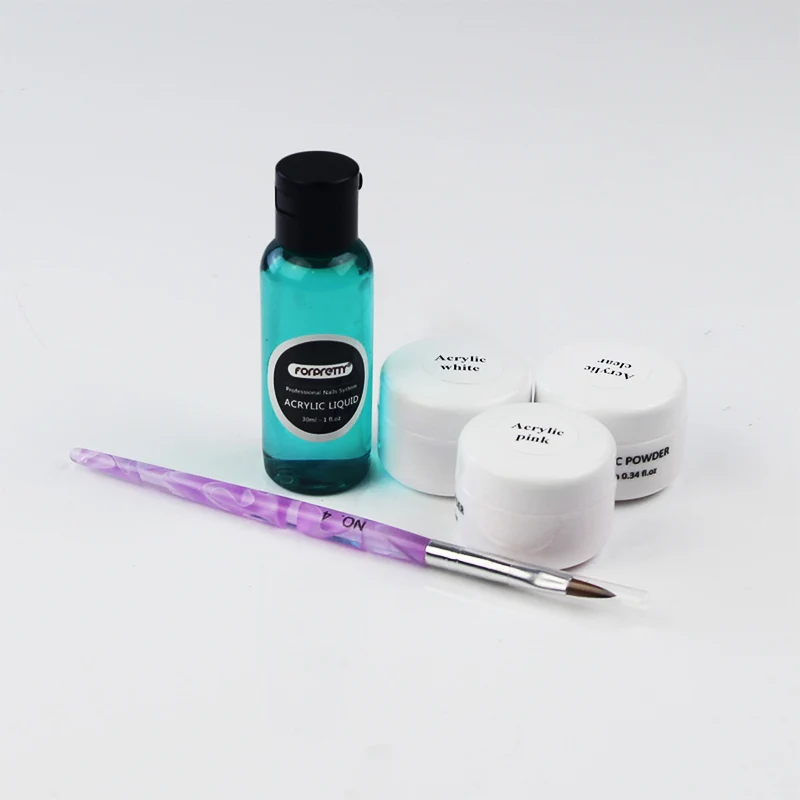acrylic nail kit G Акриловый набор для маникюра, набор для наращивания ногтей, акриловый набор для маникюра, инструменты для маникюра, акриловый набор для маникюра - Цвет: acrylic nail kit G