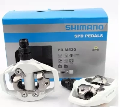 Shimano pd m530 SPD MTB Trail Clipless Педали для автомобиля с бутсы черный белый Pedales Bicicleta MTB|clipless