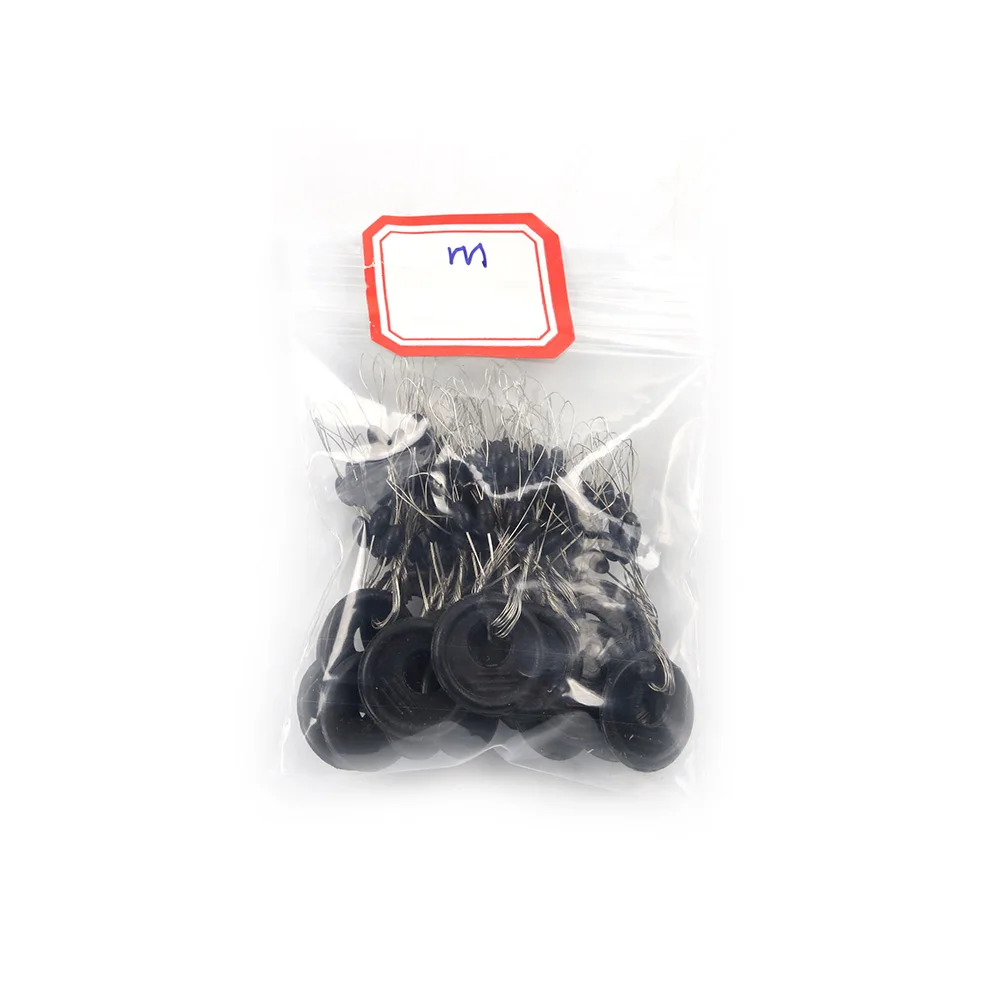 Medium JOSBY, 20 комплектов, 120 шт., поплавок для рыбалки, черный резиновый проблесковый ограничитель - Цвет: Medium