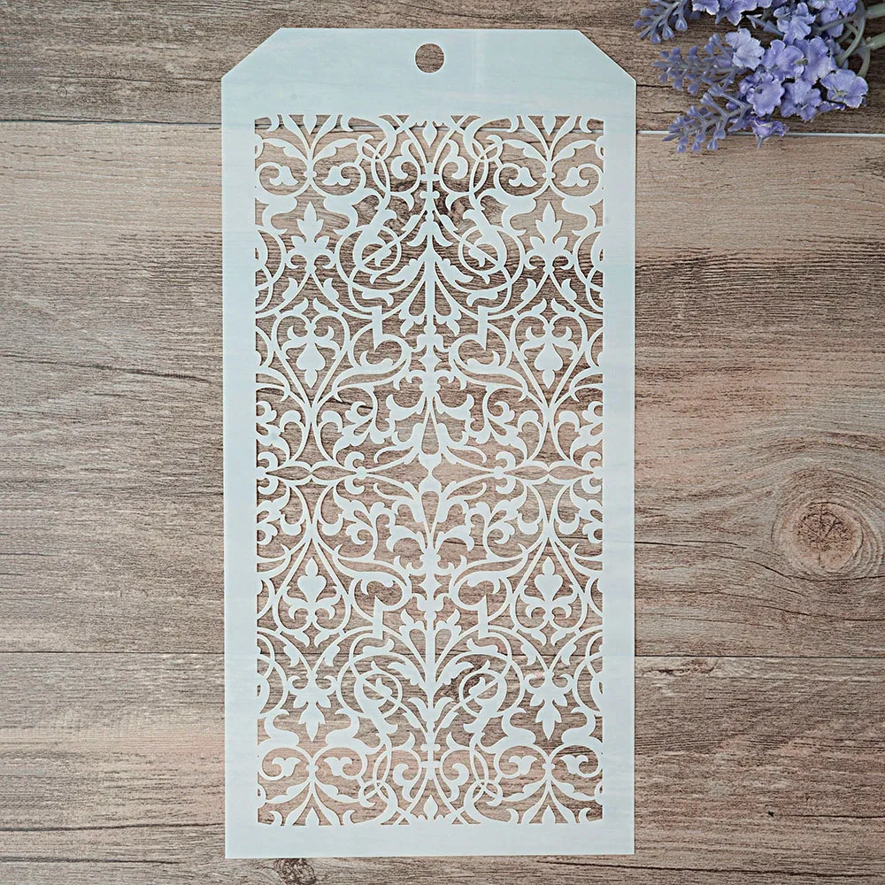 ST1224135 12*24 см DIY ремесло Многослойные трафареты для стен Живопись штампованная для скрапбукинга штампы альбом декоративное тиснение бумажные карты - Цвет: ST1224135