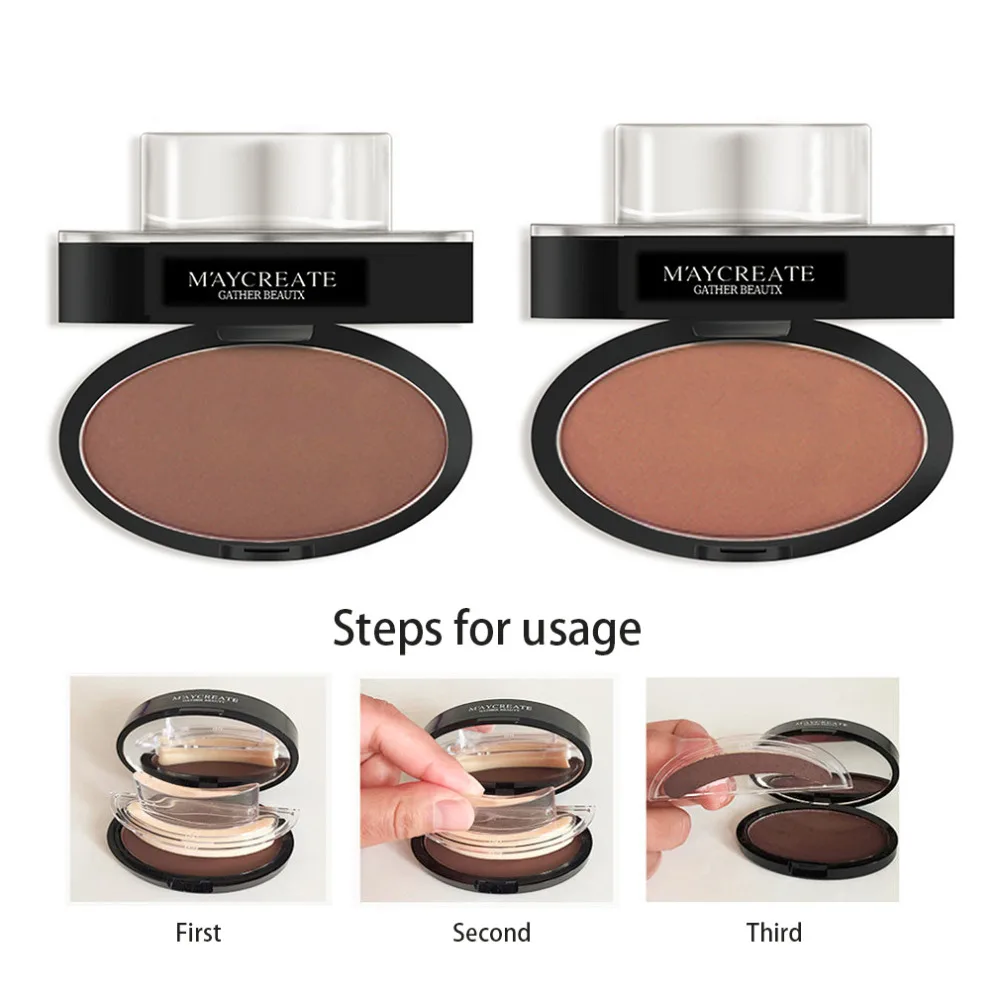 Пудра для бровей длительная водостойкая артефактная пудра Без окрашивания