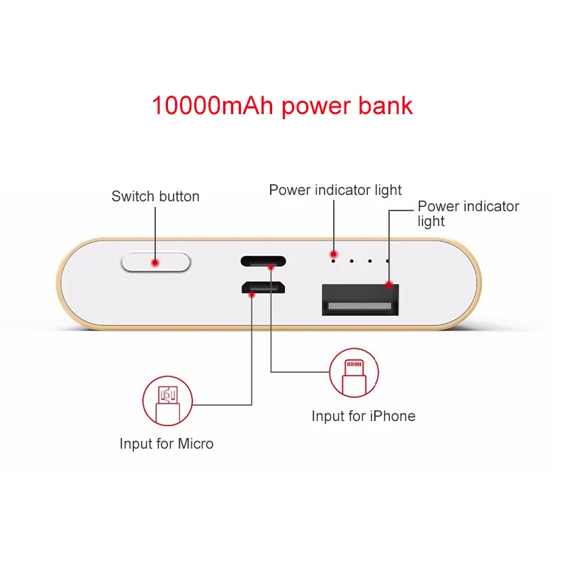 Yoobao внешний аккумулятор 10000 мАч для iPhone 7 8 X маленький внешний аккумулятор портативное зарядное устройство Внешний аккумулятор для samsung S8 Phone Pover Bank