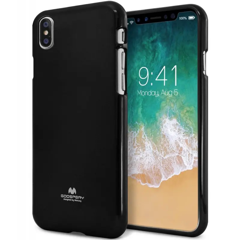 Оригинальный мягкий чехол Mercury Goospery для iPhone X ударопрочный тонкий гелевый Чехол с