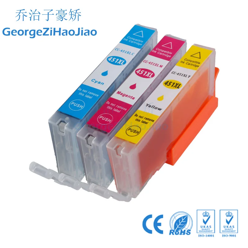 450XL 2 XCMY совместимые чернильные картриджи для canon PIXMA MG5440 MG5540 MG6440 IX6540 MX924 принтер