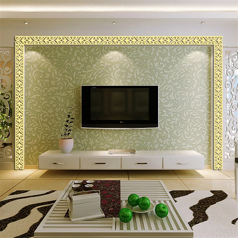 2019 новая квадратная линия талии плинтус потолок стены декоративный бордюр | Дом и