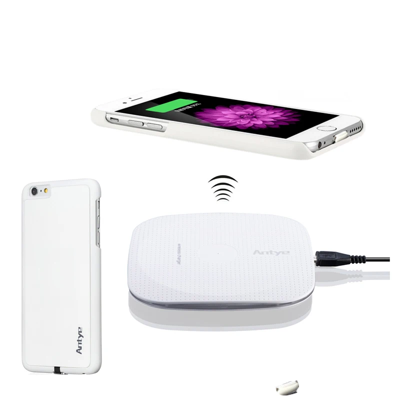Qi Беспроводное зарядное устройство Pad приемник телефонный чехол для iPhone 6/6 S/6 Plus/6 S