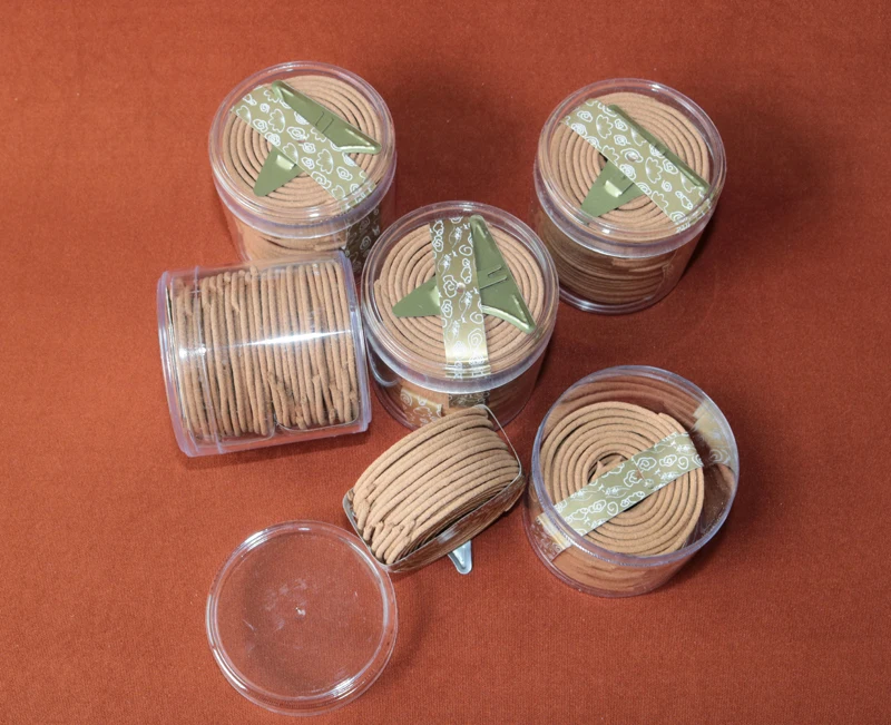 24 шт./кор. сандаловое дерево индийских благовоний катушка с жасмина запах горения