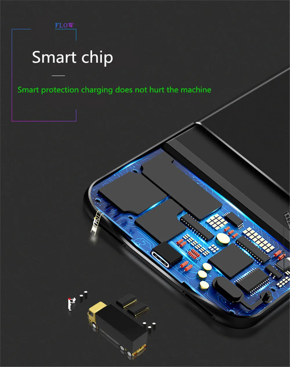 Neng 6800 mAh внешний блок питания для huawei P30 батарея зарядное устройство чехол-Аккумулятор для huawei P30 Pro назад клип батарея