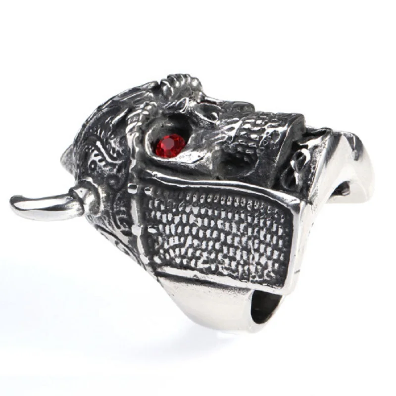 Кольцо из нержавеющей стали мужское кольцо Swagger красота Скелет титановое