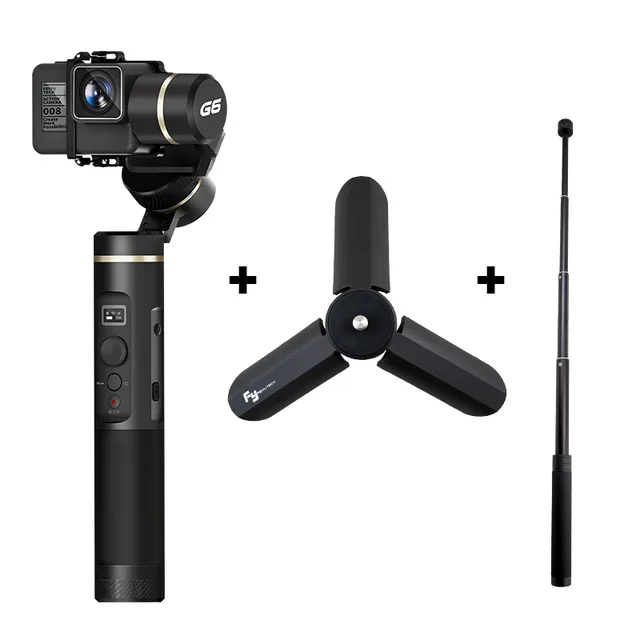 FeiyuTech G6 Gimbal Feiyu Экшн камера обновленная версия G5 Wifi + синий зуб OLED экран угол высоты