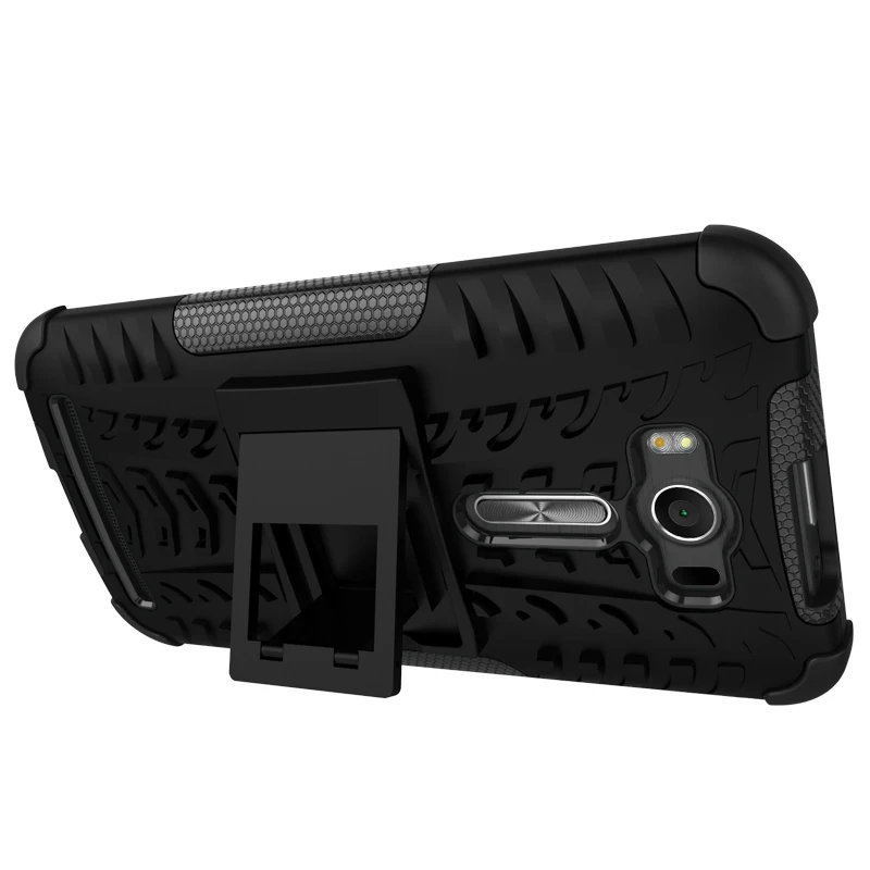 Coque For ASUS Zenfone 2 Laser ZE500KL ZE 500KL ZE500 KL Plastic Box Silicone TPU Bracket Phone Case ASUS_Z00ED Z00ED Cover |