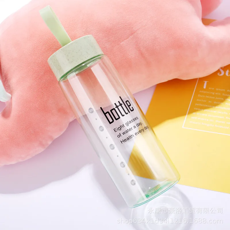 Новинка BPA бесплатная бутылка для воды пластиковый спортивный скраб герметичная