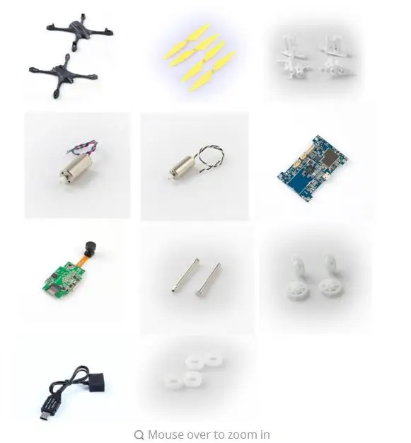 Квадрокоптер Hubsan X4 Star Pro H507A RC запасная деталь лезвие двигателя вал сиденья панель