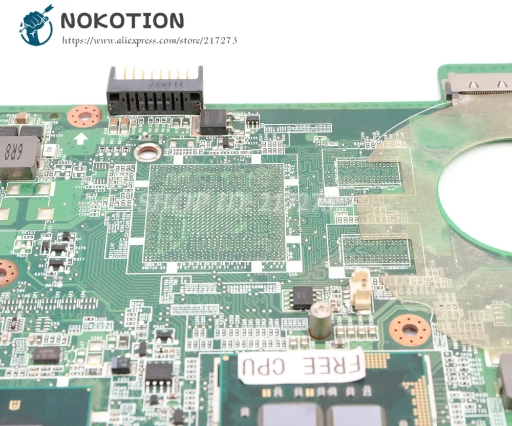 Материнская плата NOKOTION для ноутбука Acer aspire 4738 4738G материнская HM55 UMA DDR3 с