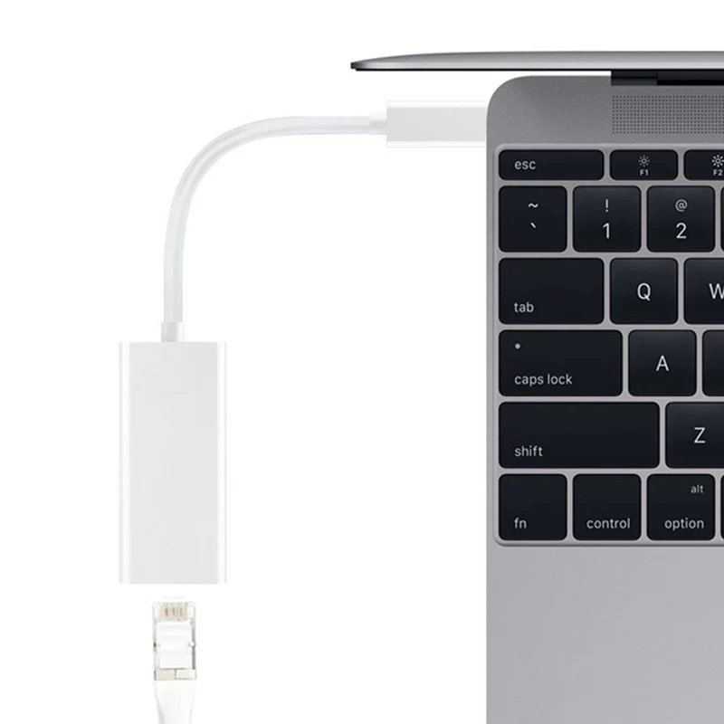 USB-C/TYPE-C к RJ45 Ethernet LAN Интернет-кабель адаптер для устройств MACBook и TypeC UY8 | Компьютеры