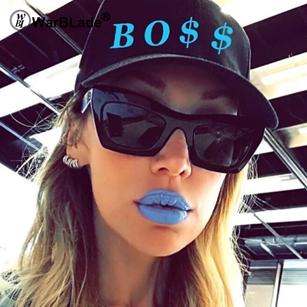 

Солнцезащитные очки WarBLade с квадратными линзами UV400 для мужчин и женщин, модные дизайнерские классические, в винтажном стиле, для улицы, 2018