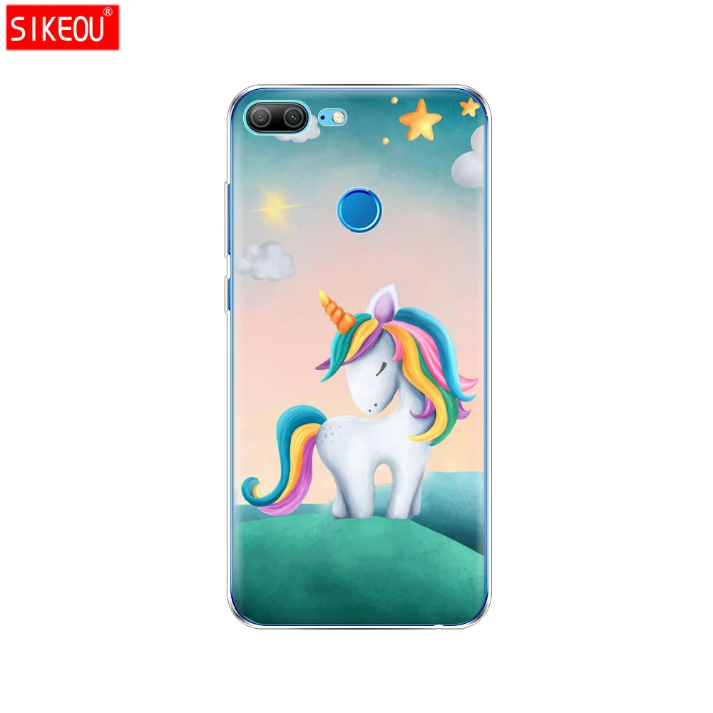 12062 Чехол для телефона Huawei honor 9 honor 9 lite, Мягкая силиконовая задняя крышка из ТПУ 360, Защитная Прозрачная крышка с рисунком кота - Цвет: 12062