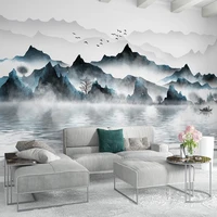 custom wallpaper new chinese style ink landscape photo wall murals living room tv sofa study backdrop home decor papel de parede