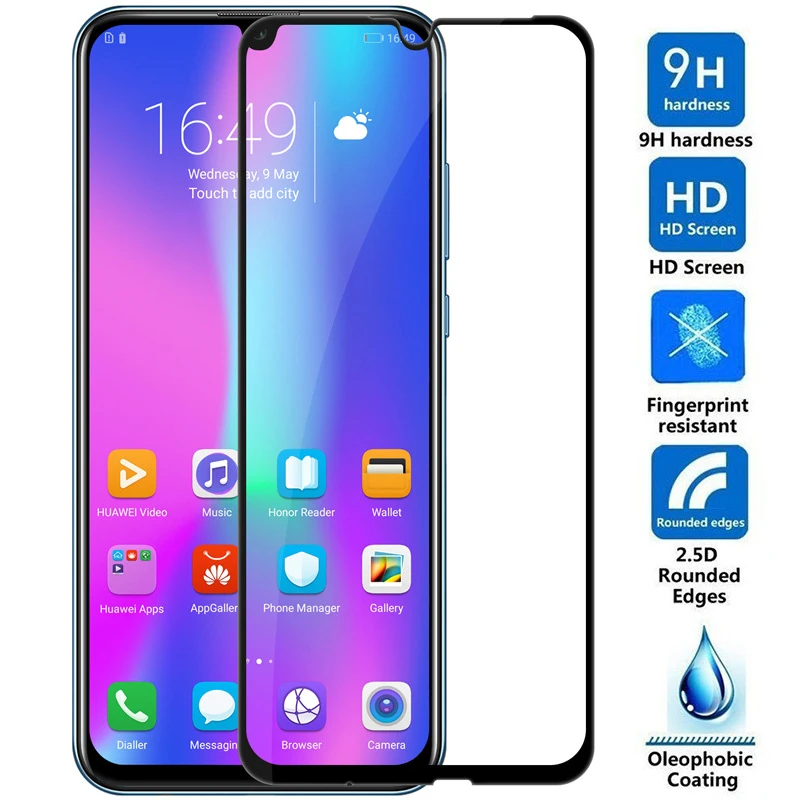 Защитное закаленное стекло для Honor 10 Lite защитный чехол Huawei Light Life Honer 9 8 lite защитная