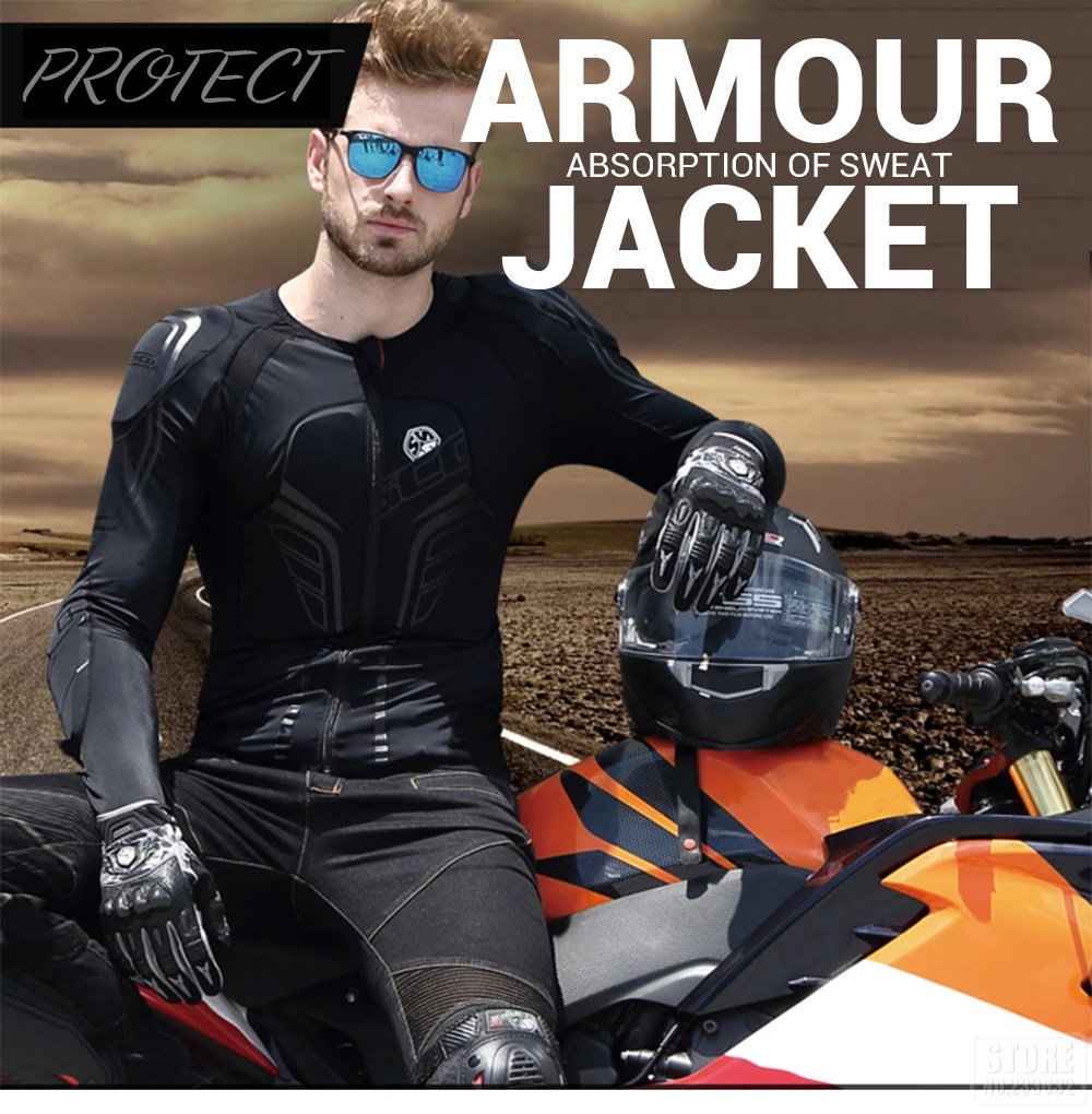 SCOYCO мотоциклетная куртка Chaqueta Moto защита для мотокросса Мото куртка броня для мотокросса гоночная броня для мужчин и женщин