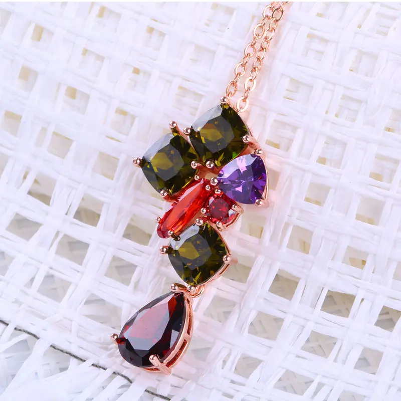 Cartsinel яркие украшения из розового золота с фианитом|chain necklace|necklace anecklace wholesale |