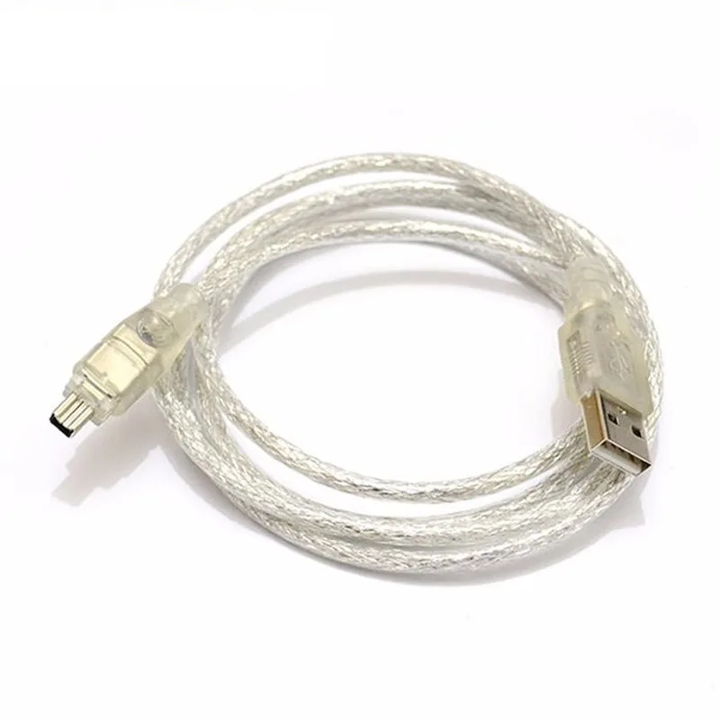 USB штекер к Firewire IEEE 1394 4-контактный iLink адаптер Шнур firewire кабель для SONY DCR-TRV75E DV |