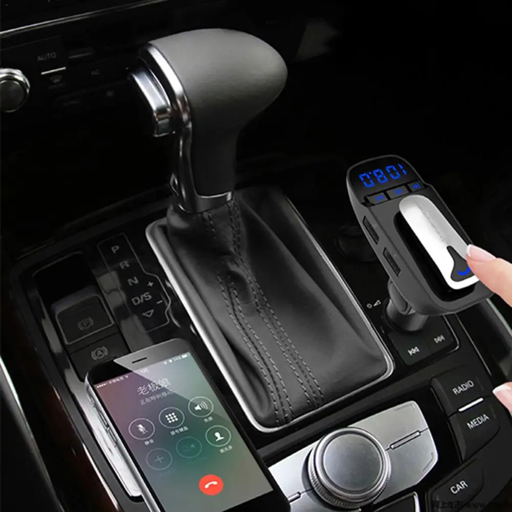 Новинка автомобильный прикуриватель Bluetooth наушники радио FM модулятор MP3 плеер