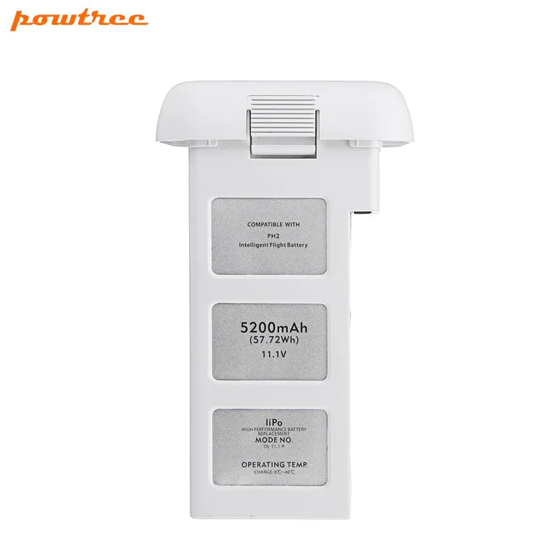 Powtree 11 1 V 5200mAh для DJI Phantom 2 Модернизированный и большой емкости запасной