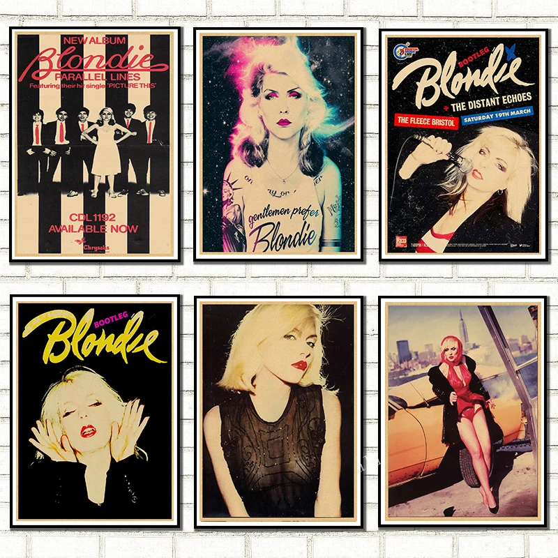 BLONDIE Дебби Гарри рок группа крафт ретро панк плакат Европейская и американская