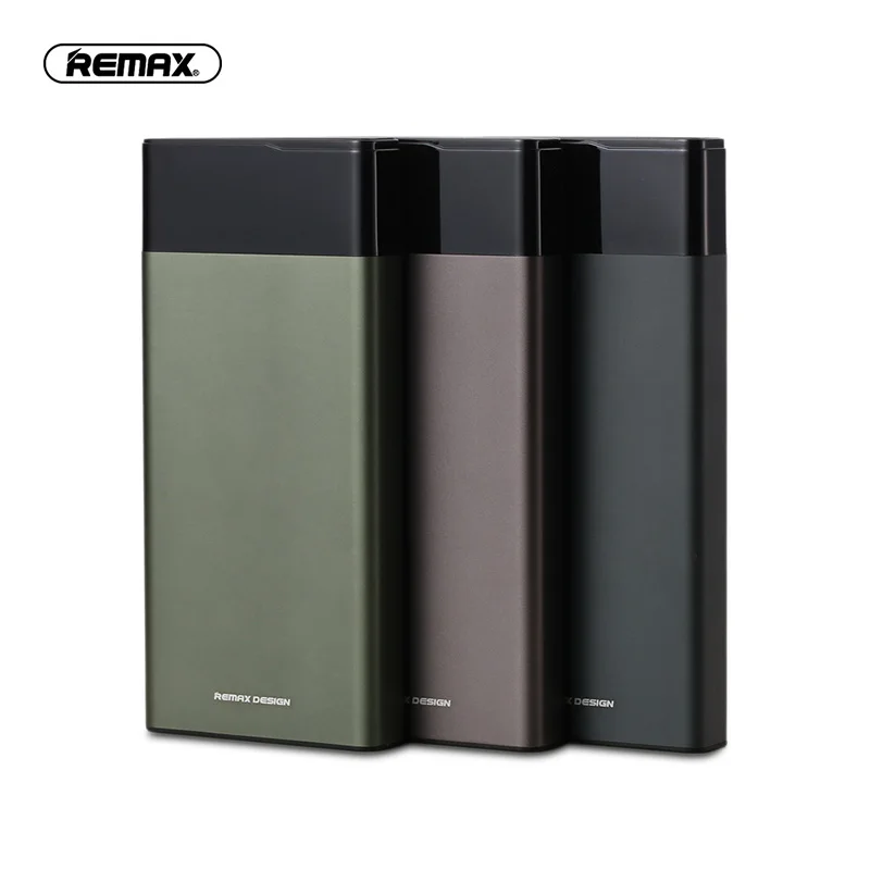 Внешний аккумулятор Remax на 20000 мА · ч с двумя USB портами и ЖК дисплеем|Внешние
