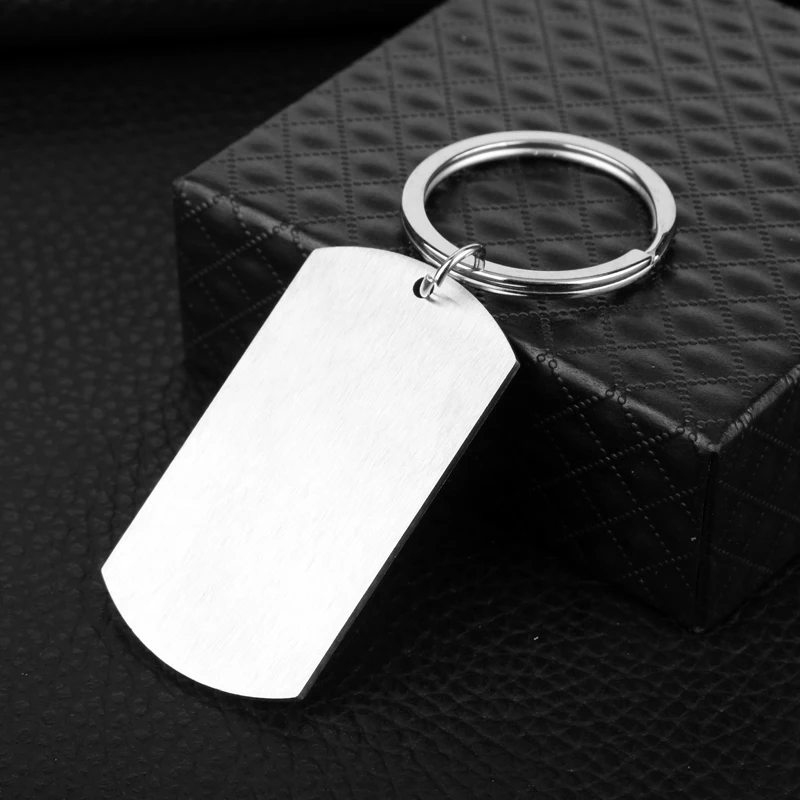 Dogtag I Can Do Hard Things Key Chain Stainless Steel Keychain Accessories Pendant Ring Charms Keychains for Friends | Украшения и