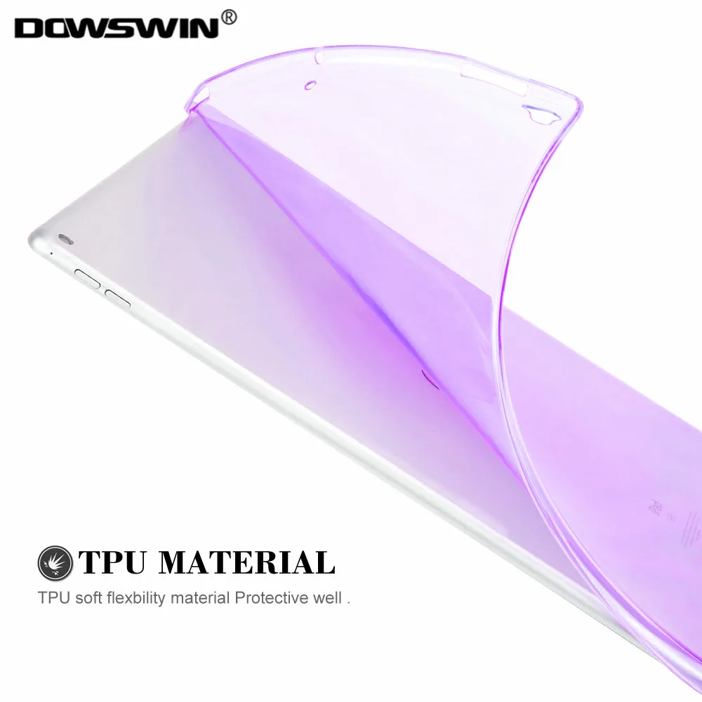 DOWSWIN чехол для iPad Pro 12,9 чехол мягкий, с бесцветным прозрачным и TPU Защитный чехол для iPad Pro 12,9 дюйма чехол