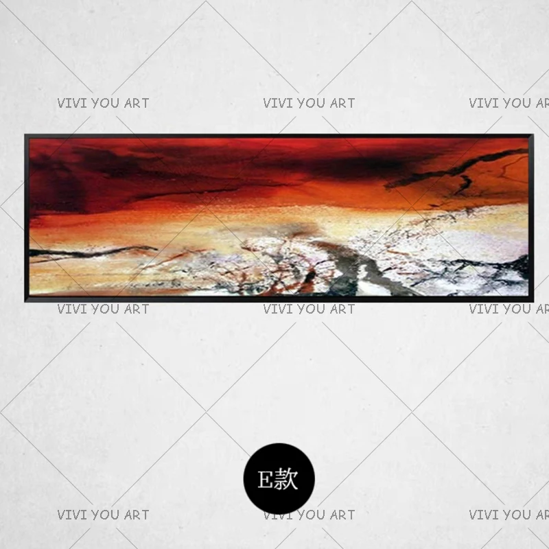 Абстрактная желтая картина маслом на холсте 100% ручная работа Современная