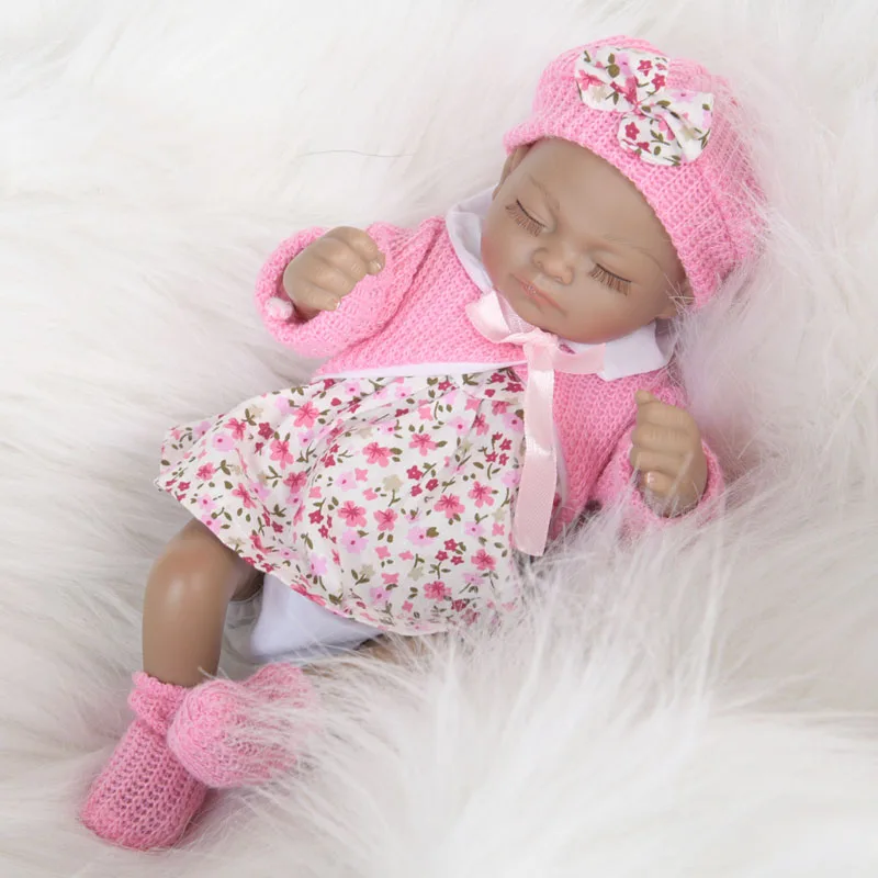 LEOOFU 28 см 11 дюймов полный силиконовые Реалистичного reborn baby doll оптовая продажа из