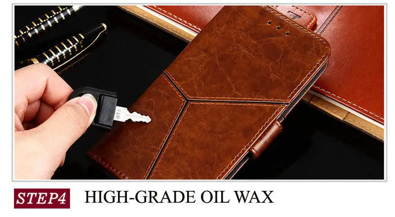 Genuine Leather Case For Sony Xperia XZ Premium Flip Cover XA1 XA2 Business Wallet Style | Мобильные телефоны и