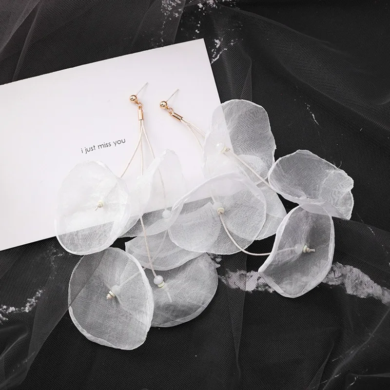 2019 летние серьги Приморский стиль преувеличены цветок пляжный отдых Серьги Boho