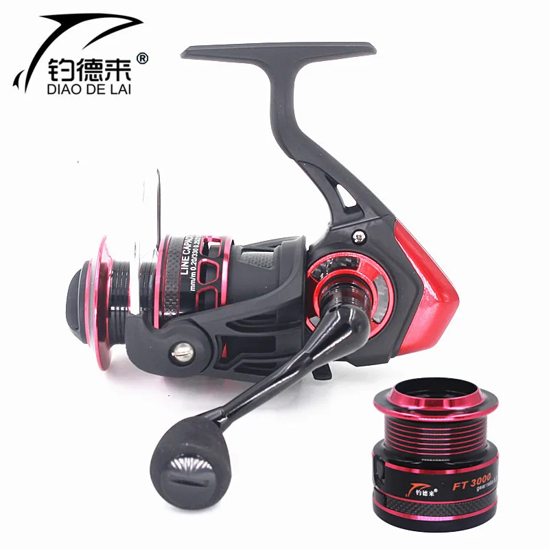 DIAODELAI Brand 3000 Send A Cup Handle Can Be Left / Right Interchangeable Winter Fishing 13+1 Reel Fish Wheel 5:2:1 | Спорт и