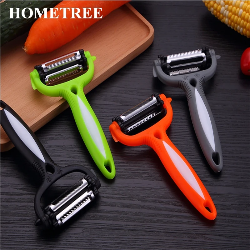 

HOMETREE 360 Degree Rotary Peelers Multifunctional Fruit Potato Carrot Peeler Grater Turnip Cutter Slicer Kitchen Gadgets H712