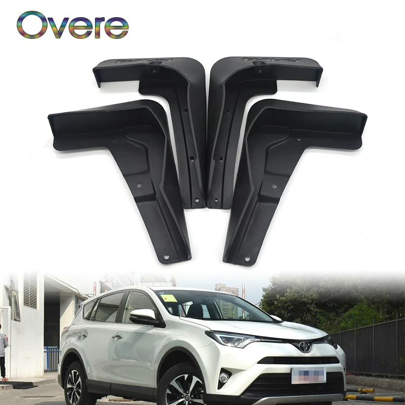Овере автомобильные передние и задние брызговики для обновленной Toyota RAV4 2016 2017 2018