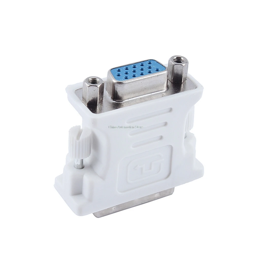 DVI I 24 + 5 Male к HD 15 Pin VGA SVGA Female видеокарта монитор ЖК конвертер адаптер|male male|male to maledvi-i