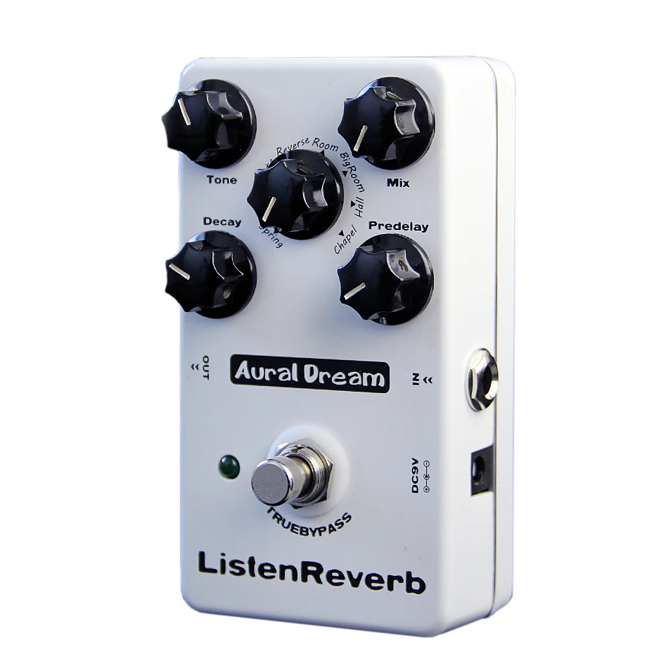 

Aural Dream True Bypass Digital Listen Reverb Effects Electric Guitar Pedal