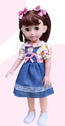 Кукла девочка принцесса игрушки 43 см Новорожденный для детей подарок умный