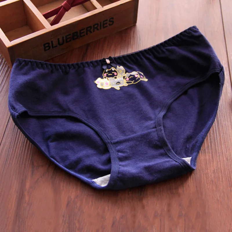 Новинка женские трусики хлопковые трусы в полоску для девочек милое женское