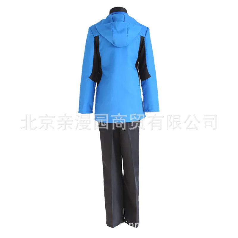 

YURI on ICE Katsuki Yuri Cosplay Costume Men's Suit Blue Jacket+Black Top+Black Pants Full Set Anime Cos Sportwear Outfit