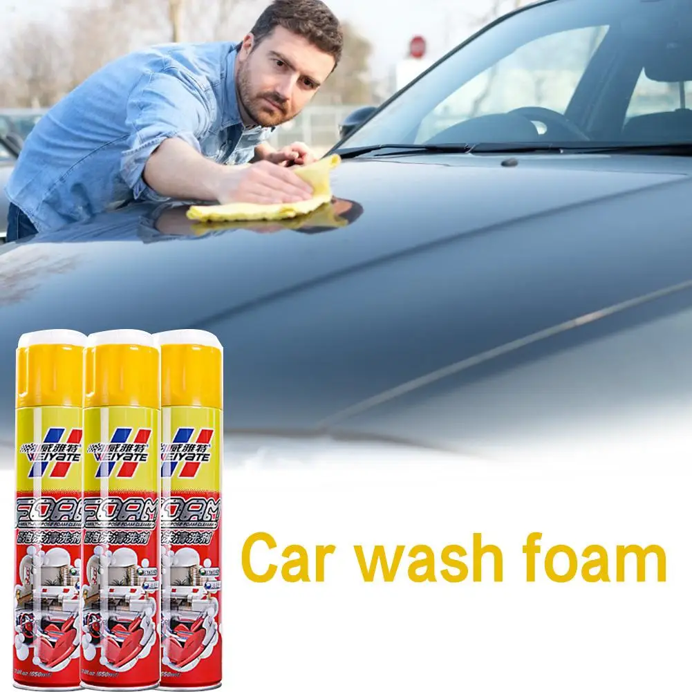 

Universal 650ml Car Foam Cleaner Multi-function Decontamination Coating Environmentally Friendly For Car Interior Roof Seat
