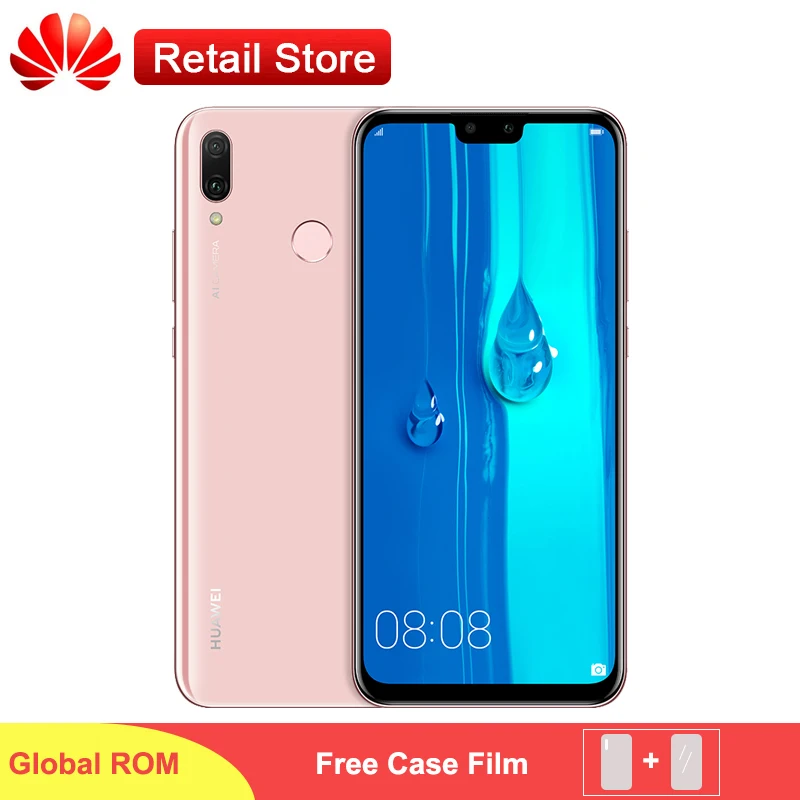 Huawei Y9 2019 4G смартфон 6 5 &quotKirin 710 Восьмиядерный Android 8 1 4 AI камера отпечатков пальцев
