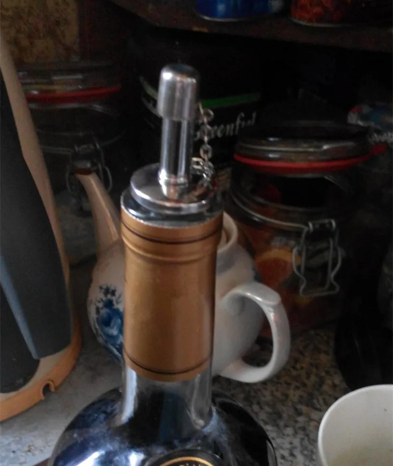 Нержавеющая сталь наклона носик подачи вина Pourer с Matel крышка масло пробка для пивных бутылок вилка шампанского Pourer Свадебная вечеринка поставки