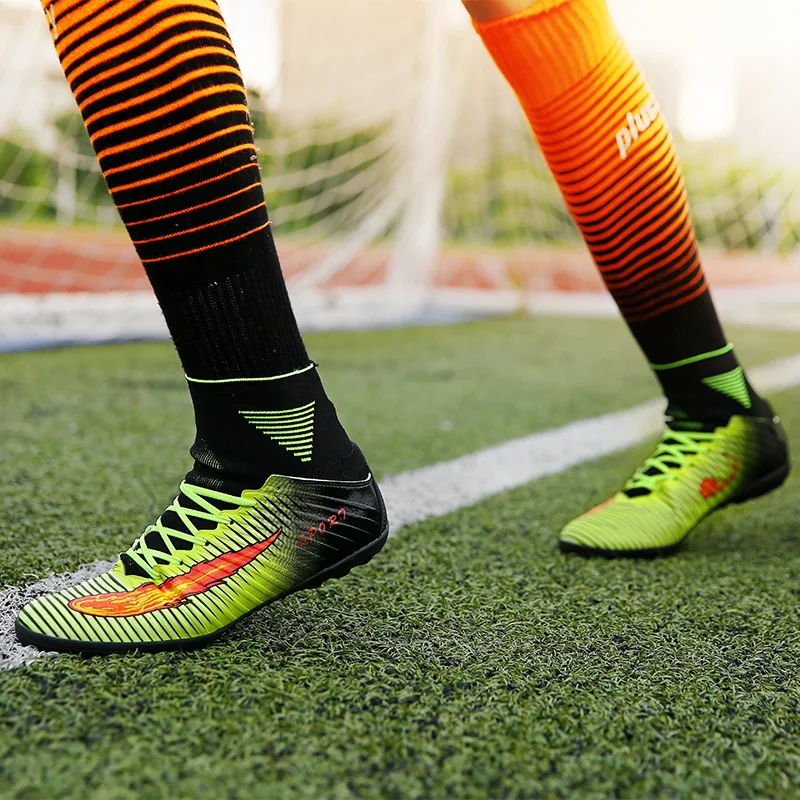 Новое поступление официальные мужские футбольные бутсы Superfly Flame TF CR7 высокие
